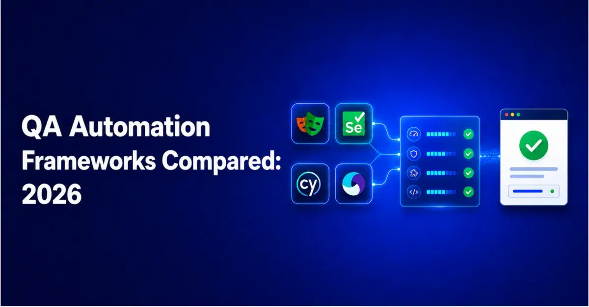qa automation framework comparison
